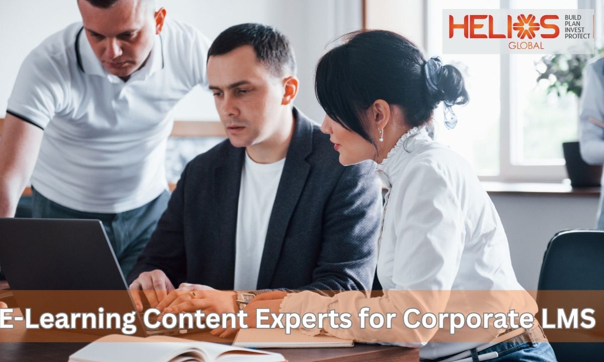 E-learning content experts for corporate LMS creating engaging employee training programs