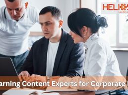 E-learning content experts for corporate LMS creating engaging employee training programs