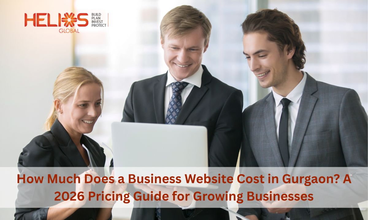 Business website cost in Gurgaon showing pricing guide for startups, SMEs, and growing businesses in 2026