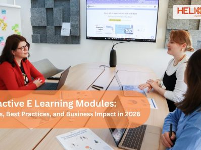 Modern interactive e learning platform with assessments, gamification, and workforce training features