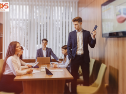 Small business owner tracking income and deductions for self-employed tax filing