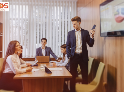 Small business owner tracking income and deductions for self-employed tax filing