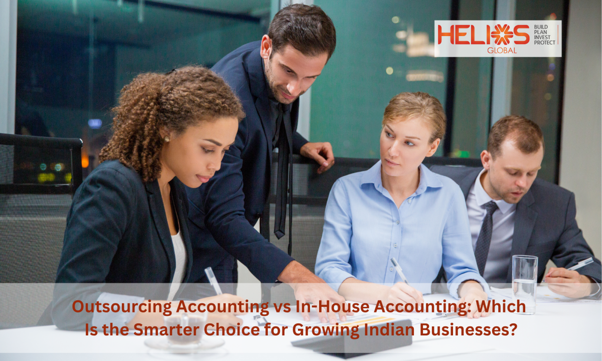 Outsourcing accounting vs in-house accounting meeting for growing Indian businesses