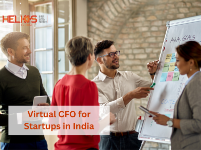 Virtual CFO for Startups in India discussing financial planning and business strategy with a startup team.